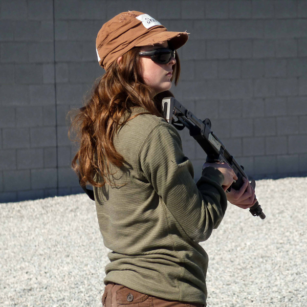 Firearms Training Student